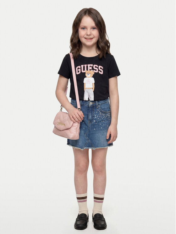 Guess Guess T-Shirt J6YI08 K3710 Μαύρο Regular Fit