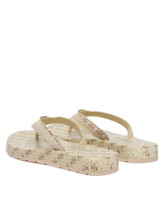 Guess В'єтнамки Guess FLJCNY FAL24 Кремовий