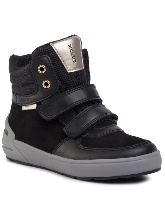 Geox Botines planos Geox J Sleigh G.Wpf B J94AGB 02285 C9999 S Negro