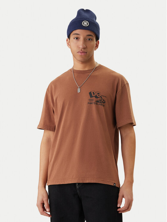 DC Shoes DC Shoes Camiseta Parts Dep EDYZT04366 Marrón Regular Fit