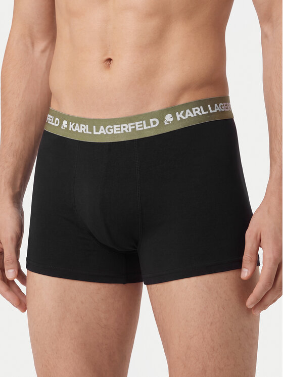 KARL LAGERFELD KARL LAGERFELD Conjunto de calzoncillos boxer B1M47030 Negro
