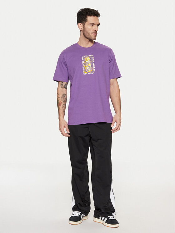 adidas adidas Футболка Trefoil Series JP4498 Фіолетовий Regular Fit