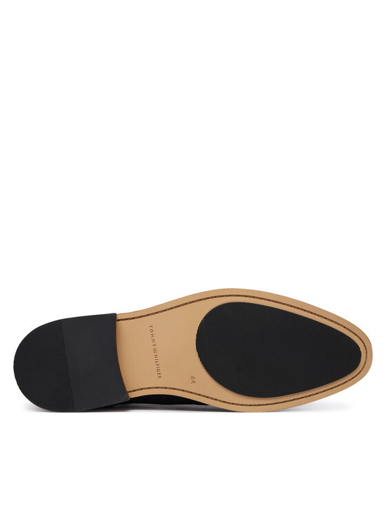 Tommy Hilfiger Обувки Tommy Hilfiger Hilfiger Suede Dress Shoe FM0FM05776 Тъмносин