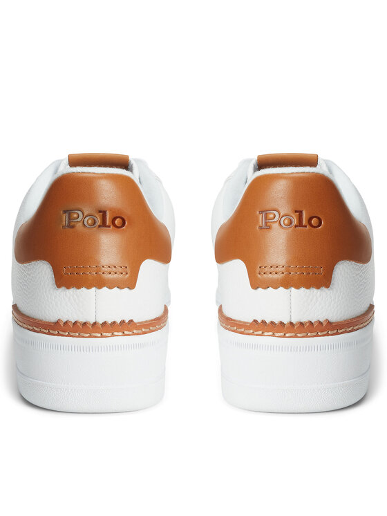 Polo Ralph Lauren Sneakersy Polo Ralph Lauren Masters Court 809923071002 Bílá
