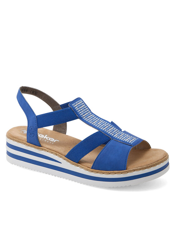 Rieker Sandali Rieker V0209-14 Blu