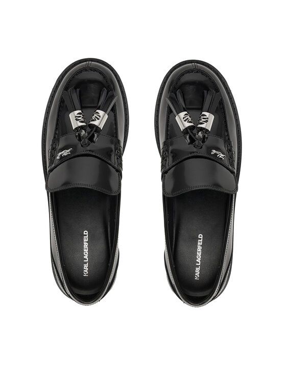 KARL LAGERFELD лоуфъри с дебела подметка KARL LAGERFELD Lowell KL42225 Черен