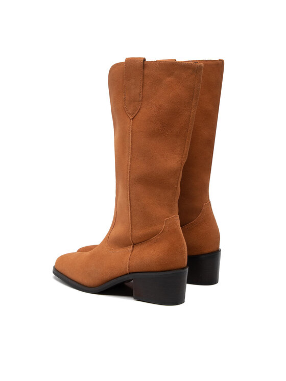 Simple Kovbojské topánky Simple SL-44-02-000113 Hnedá