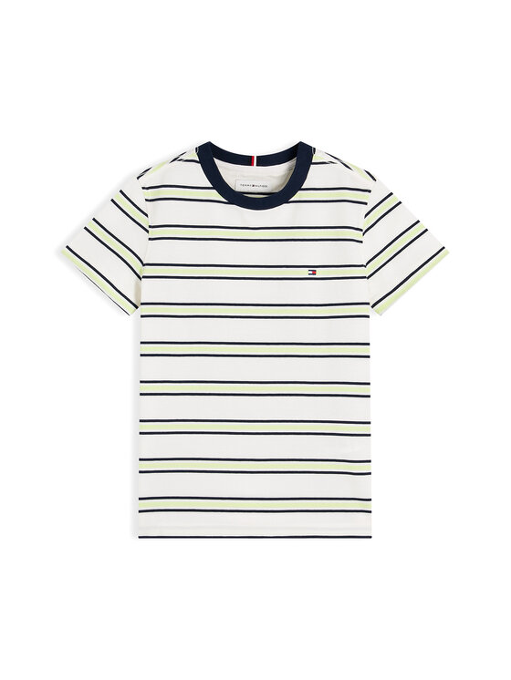 Tommy Hilfiger Tommy Hilfiger Camiseta Essential KB0KB06879 Crema Regular Fit