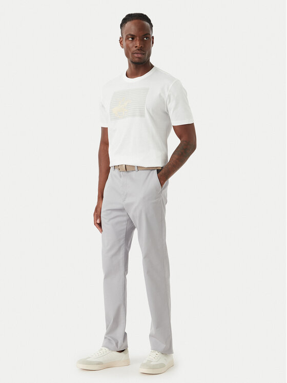 Beverly Hills Polo Club Beverly Hills Polo Club Camiseta M1617-HR Blanco Regular Fit