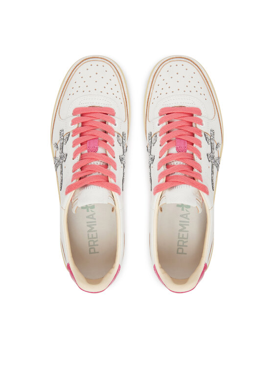 Premiata Sneakersy Premiata Clayd Var 8168 Biela