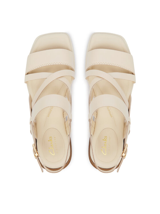Clarks Босоніжки Clarks Ariany Strap 26186578 Écru