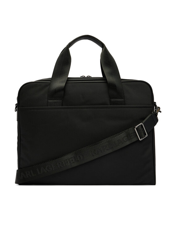KARL LAGERFELD Чанта за лаптоп KARL LAGERFELD A4M30191 Черен