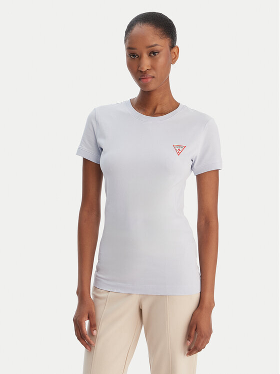 Guess Guess Camiseta W2YI44 J1314 Celeste Regular Fit