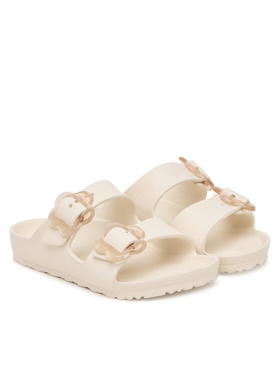 Birkenstock Шльопанці Birkenstock Arizona Flower Buckle 1031291 Білий