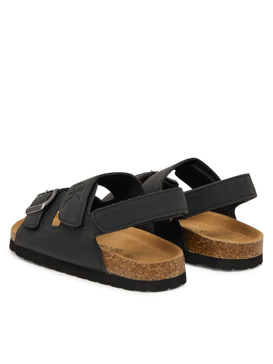 Calvin Klein Sandále Calvin Klein Velcro V3X2-83328-0315 S Čierna