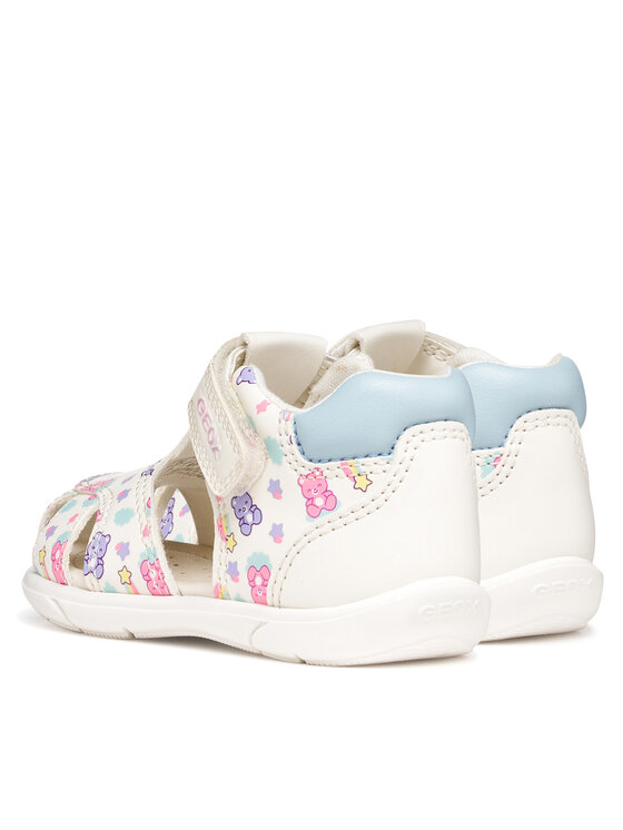 Geox Sandale Geox B Sandal Zapito Girl B556FB 05404 C0270 Bijela