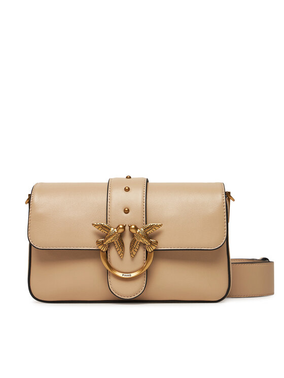 PINKO Torebka PINKO Love One Mini Slouchy Fl PE 25 PLTT 104340 A0QO Beżowy