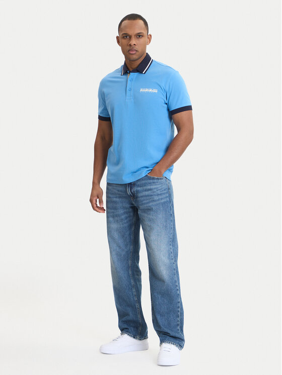 Napapijri Napapijri Polo E-Zeri NP0A4ID4 Azul Regular Fit