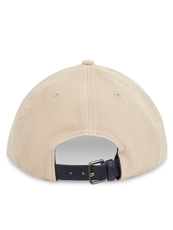 Tommy Hilfiger Gorra con visera Tommy Hilfiger Seasonal Flag Wash 6 Panel Cap AM0AM13348 Beis
