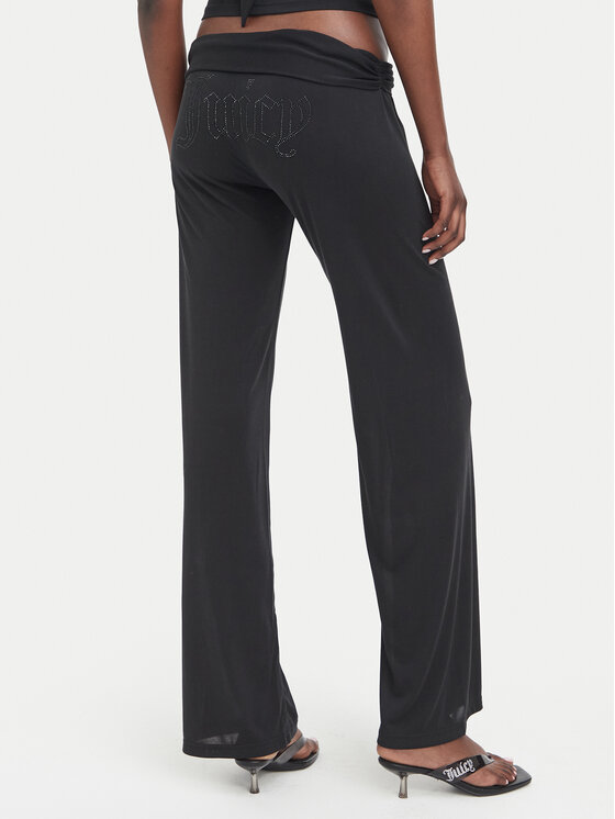 Juicy Couture Juicy Couture Pantaloni di tessuto JCWFE226332 Nero Regular Fit