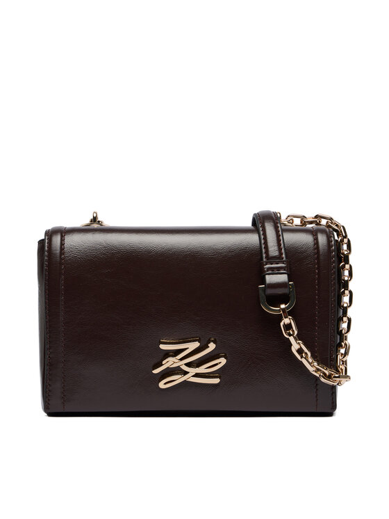 KARL LAGERFELD Kabelka KARL LAGERFELD A4W30106 Hnedá