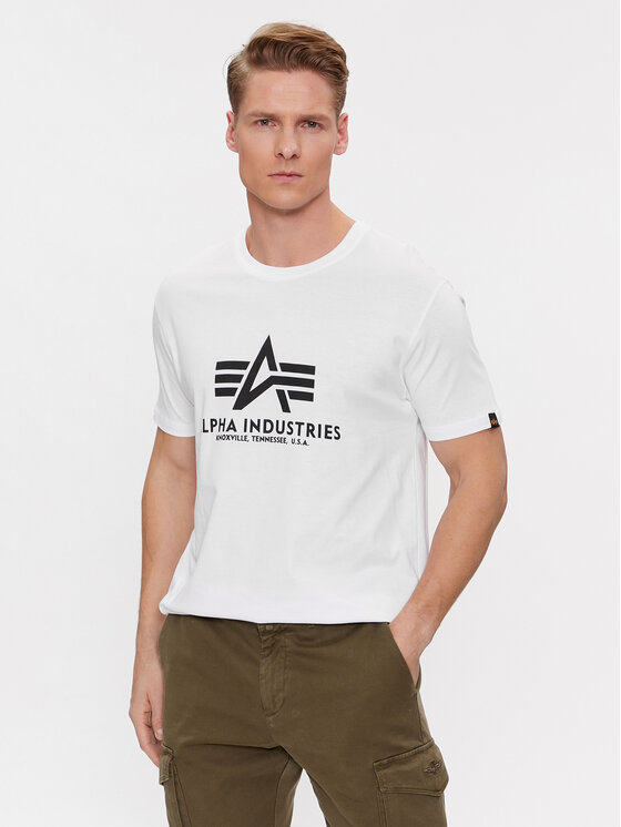 Alpha Industries Alpha Industries Футболка Basic 100501 Білий Regular Fit