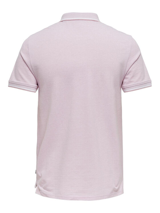 Only & Sons Only & Sons Polo majica Fletcher 22024827 Roza Regular Fit