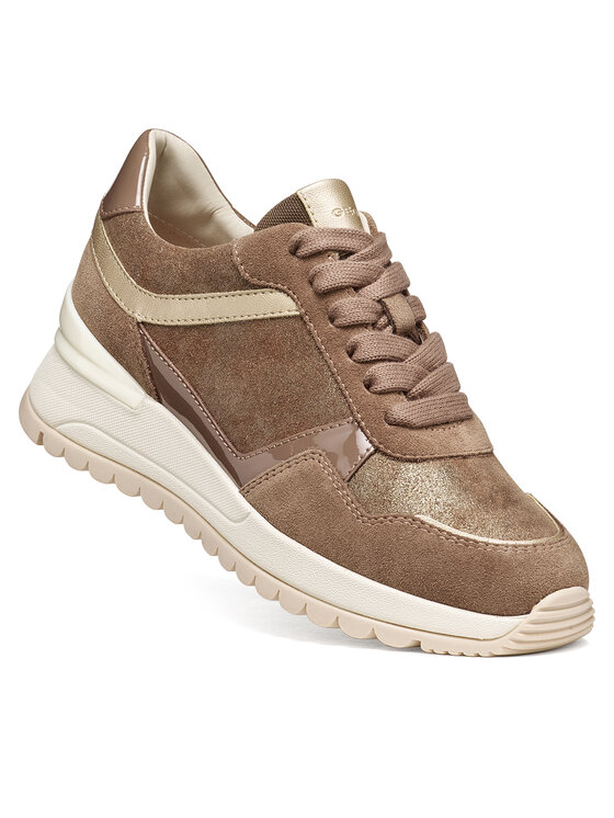 Geox Sneakersy Geox D Desya D6500A 0QM22 C6002 Světle hnědá