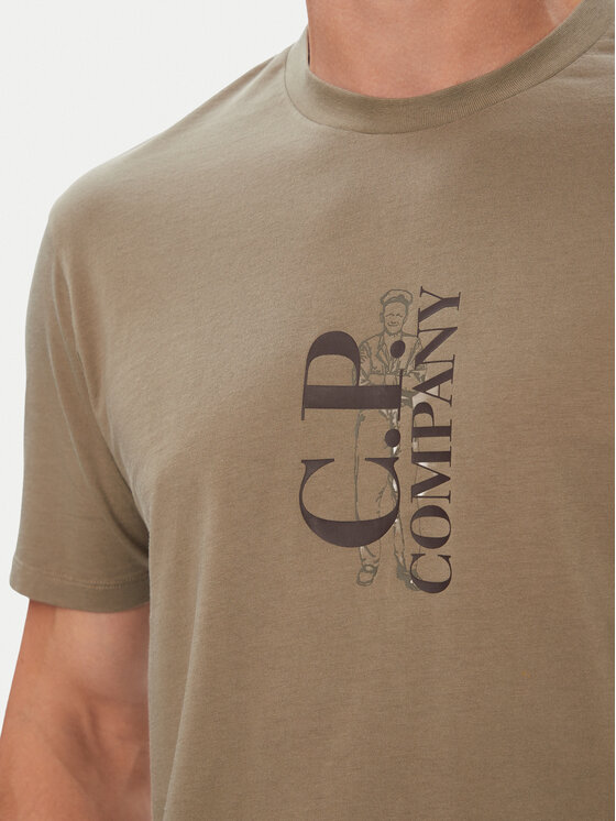 C.P. Company C.P. Company Camiseta 21CMTS134A005100W Beis Regular Fit