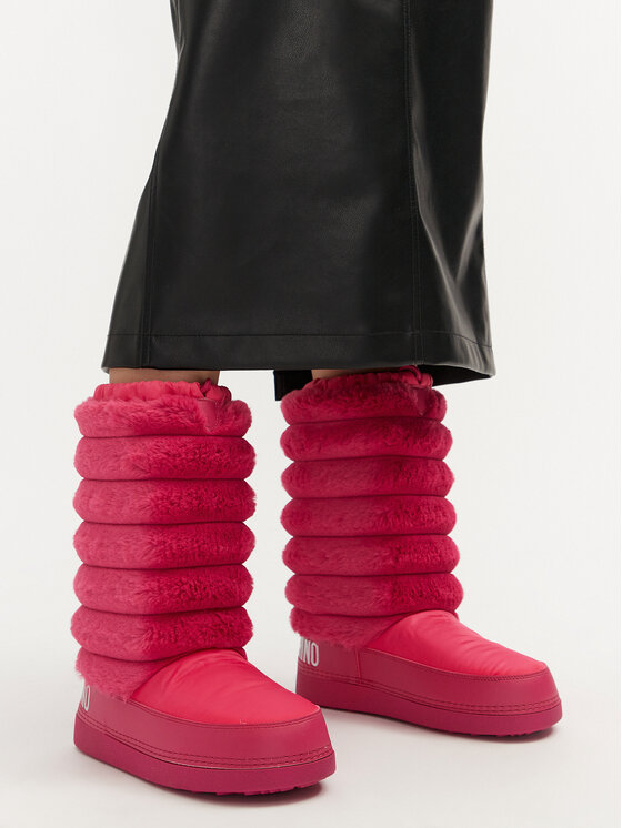 LOVE MOSCHINO Śniegowce LOVE MOSCHINO JA24312G0LISH626 Różowy
