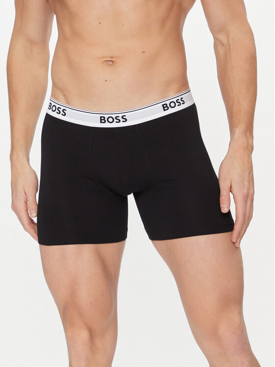 BOSS BOSS Bokserių komplektas BoxerBr 3P Power 50475282 Juoda