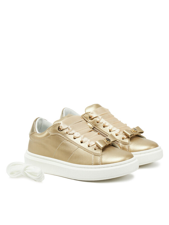 Calvin Klein Jeans Laisvalaikio batai Calvin Klein Jeans Low Cut Lace-Up Sneaker V4A9-83046-1322 M Auksinė