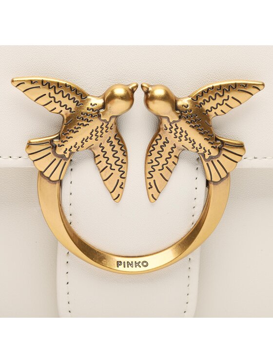 PINKO Дамска чанта PINKO Love One Classic Dc PE 23 PLTT 100941 A0F1 Екрю