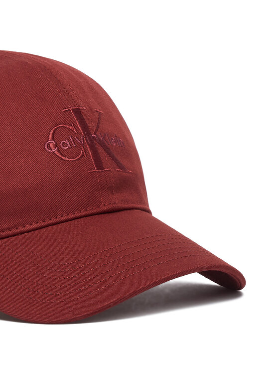 Calvin Klein Cappellino Calvin Klein Monologo Embroidery Baseball Cap LV04G5004G Rosso