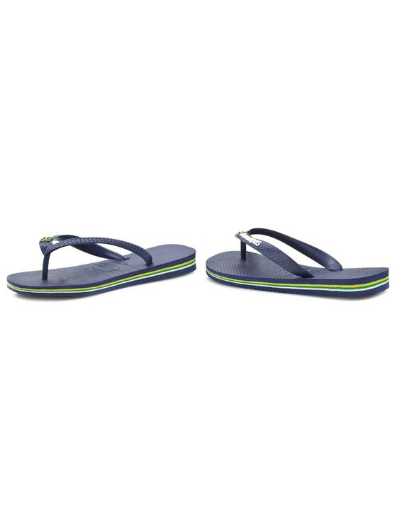 Havaianas Japonki Havaianas Brasil Logo 41108500555 Granatowy