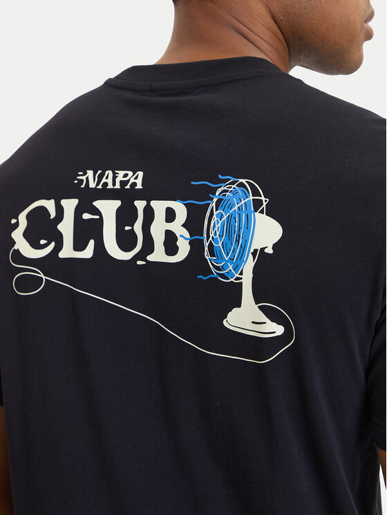 Napapijri Napapijri Camiseta S-Flint NP0A4FZZ Negro Regular Fit