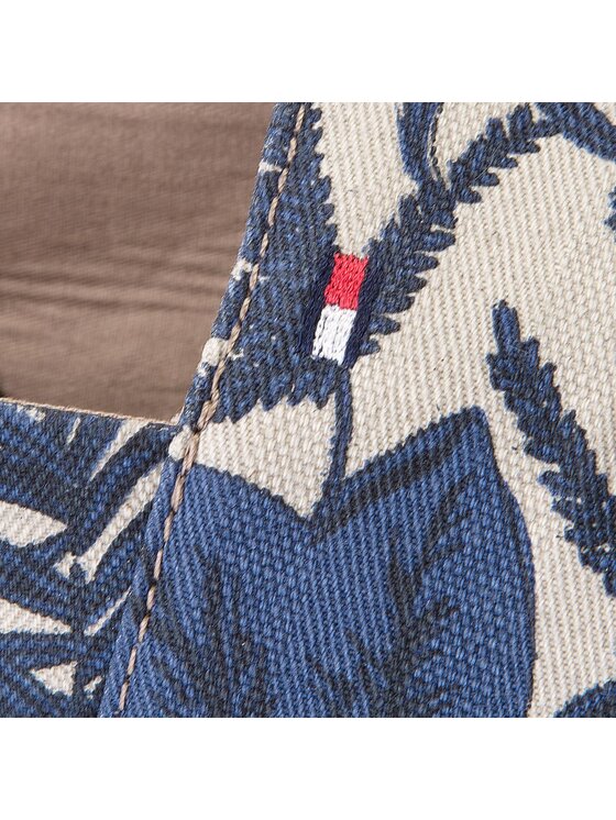 Tommy Hilfiger Espadrillas Tommy Hilfiger Easy Summer Print Slip On FM0FM01814 Beige