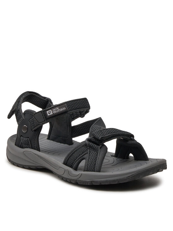 Jack Wolfskin Sandale Jack Wolfskin Lakewood RiderSandal 4019041 Crna