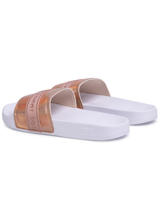 Tommy Hilfiger Iešļūcenes Tommy Hilfiger Glitter Pool Slide FW0FW04811 Rozā