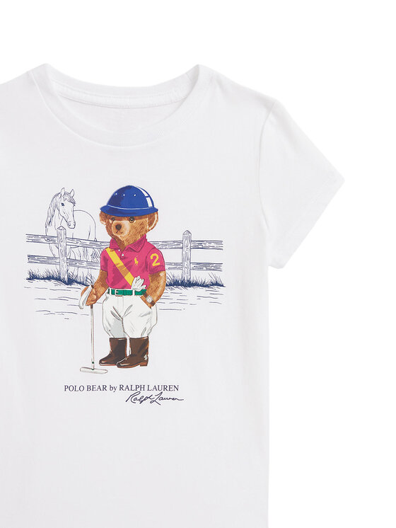 Polo Ralph Lauren Polo Ralph Lauren Camiseta 312A96120001 Blanco Regular Fit