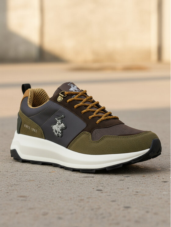 Beverly Hills Polo Club Sneakersy Beverly Hills Polo Club CEO-V5-DARIO Khaki