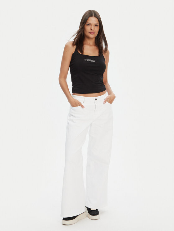 Guess Guess Топ V5GP22 J1314 Чорний Regular Fit