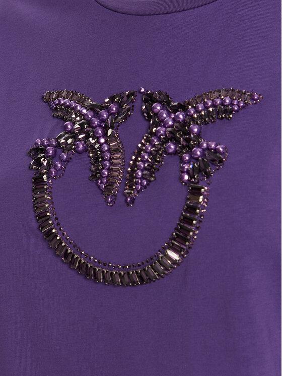 PINKO PINKO Camiseta Quentin 100535 A2RN Violeta Regular Fit