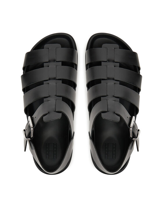 Tommy Jeans Σανδάλια Tommy Jeans Tjw Fisherman Patent Sandal EN0EN02874 Μαύρο