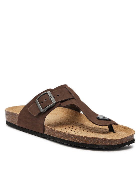 Geox Japonki Geox U Sandal Ghita D U159VD 00032 C6024 Brązowy