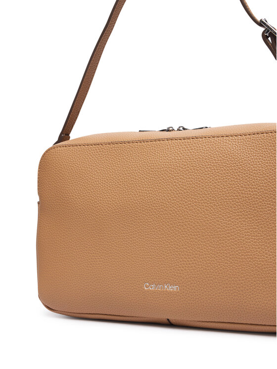 Calvin Klein Kabelka Calvin Klein Webbing 2X Strap Lg Camera Bag LV04F3642G Béžová