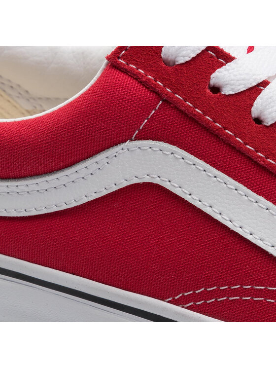 Vans Πάνινα παπούτσια Vans Old Skool VN0A4BV5JV61 Κόκκινο