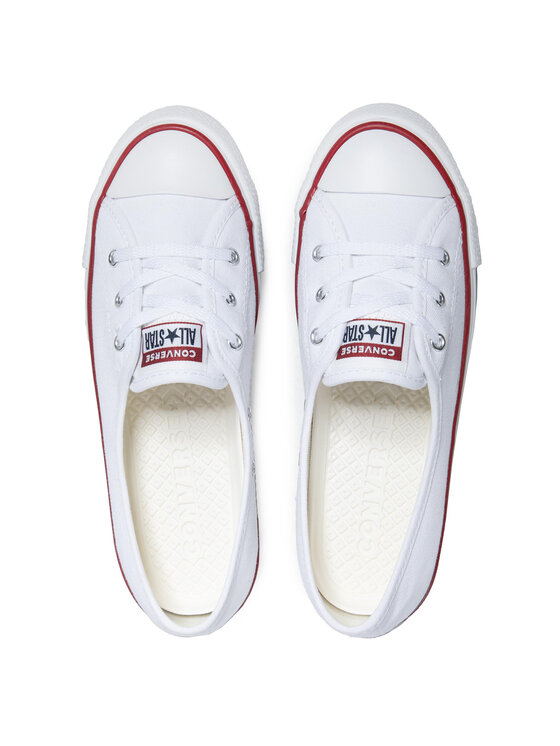 Converse Кеди Converse Chuck Taylor All Star Ballet Lace Slip 566774C Білий