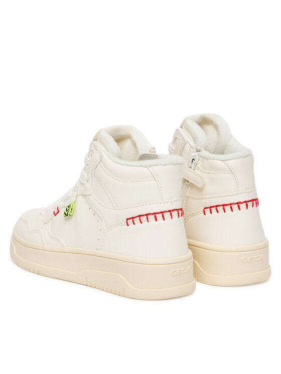 Geox Sneakersy Geox J Lestrella J56NLA 000BC C1000 S Bílá