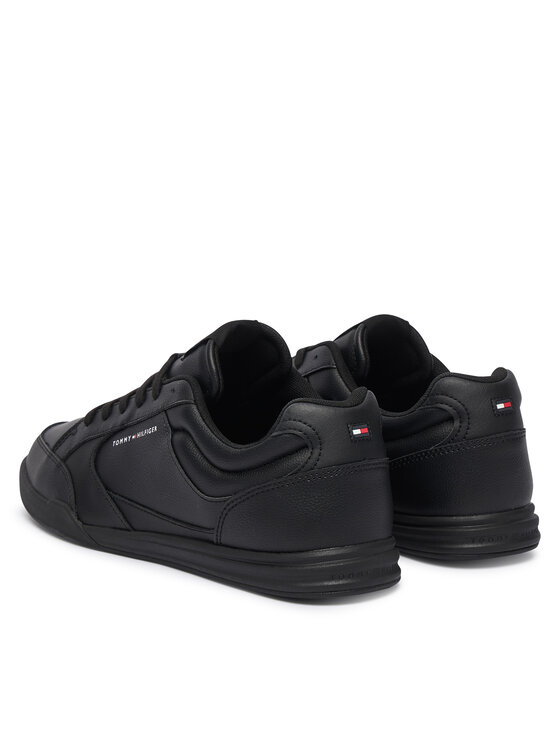 Tommy Hilfiger Laisvalaikio batai Tommy Hilfiger Low Pro Cupsole Perf Leather FM0FM05944 Juoda